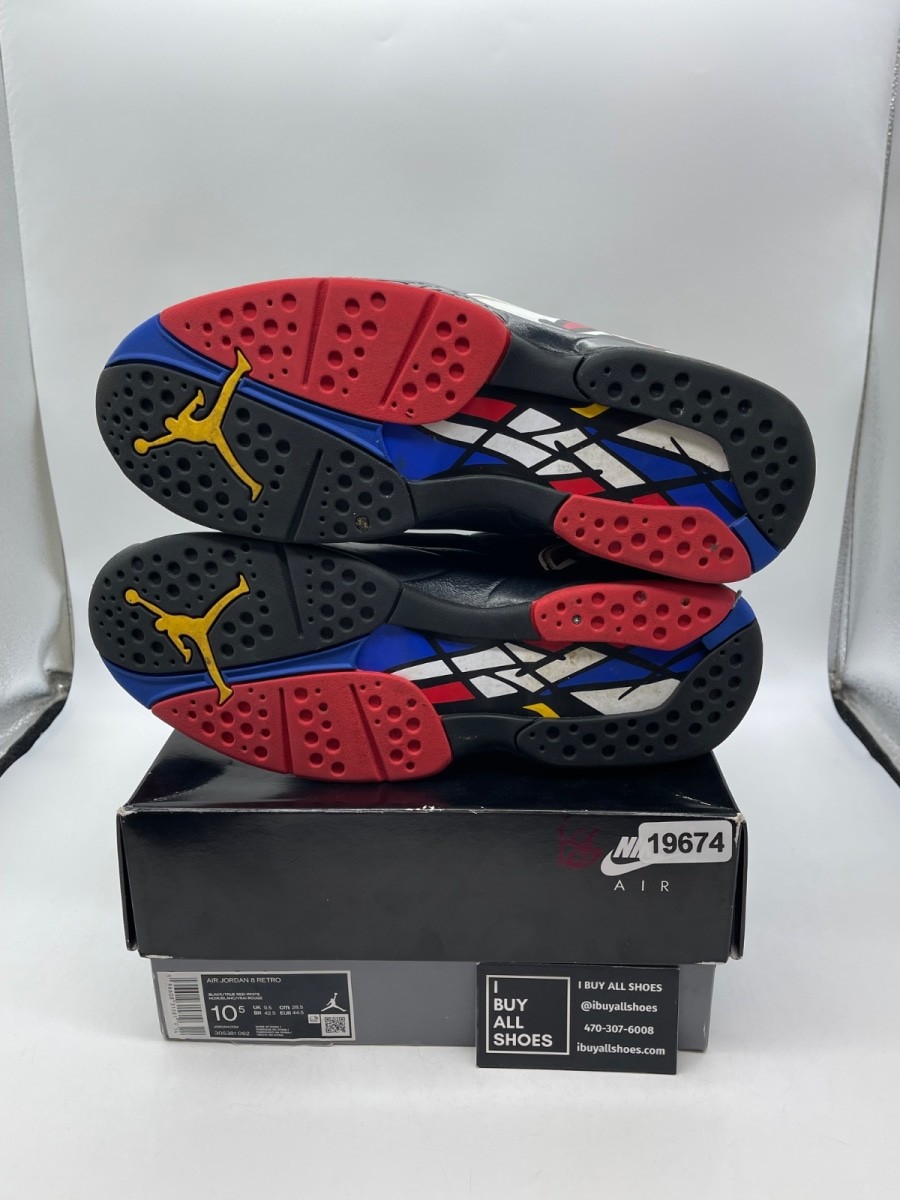 Jordan 8 Retro Playoffs (2023) 10.5 (Moderately Worn Pre-Owned) Size 10.5