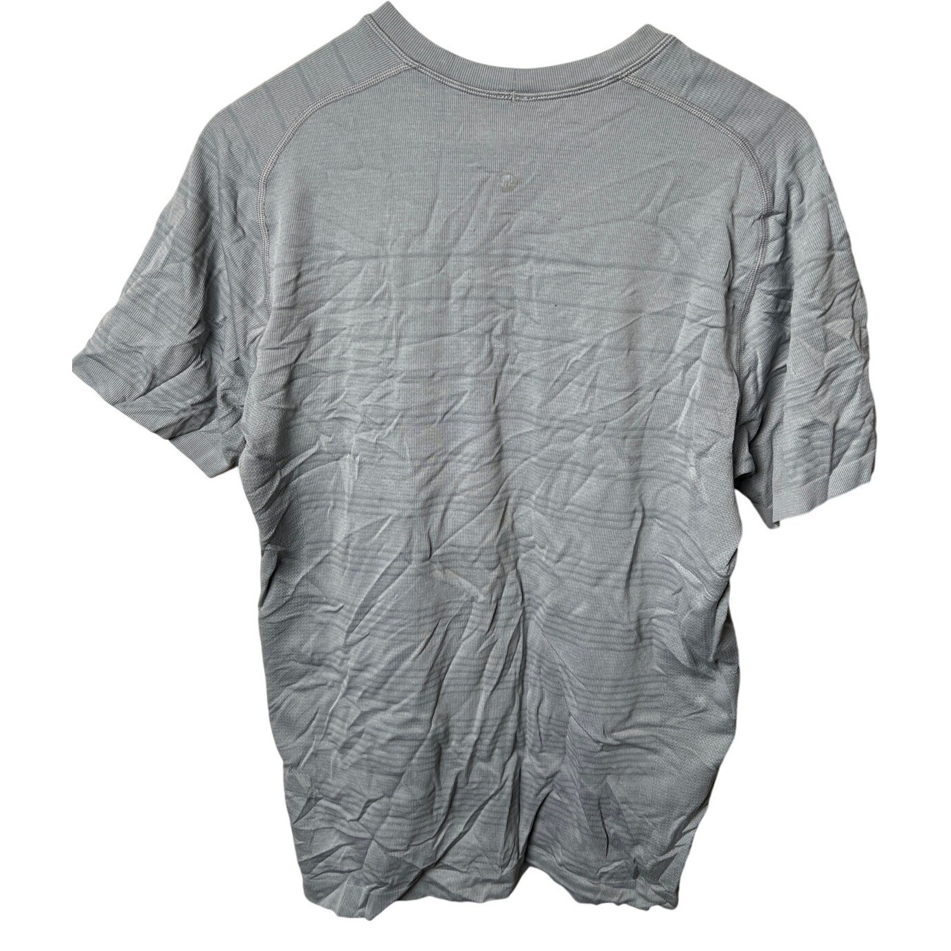 Lululemon Gray Striped Athletic Shirt Men’s *Dimensions In Pictures*