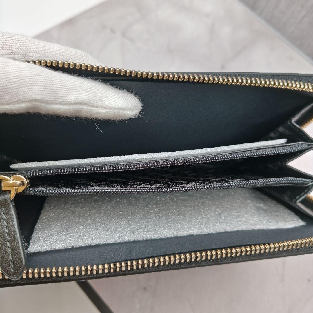 BALLY Bally Round Zip Long Wallet Black Rare