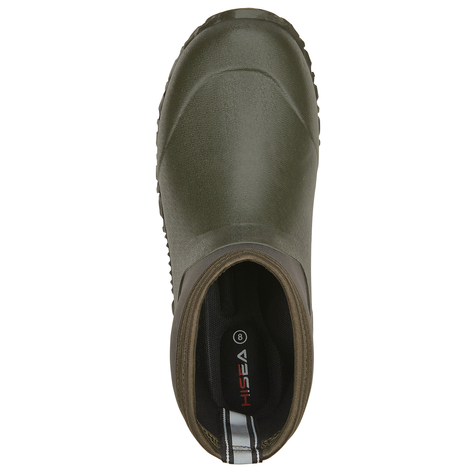 HISEA Men Ankle Rain Boot Neoprene Waterproof Non-Slip Yard Working Garden Shoes