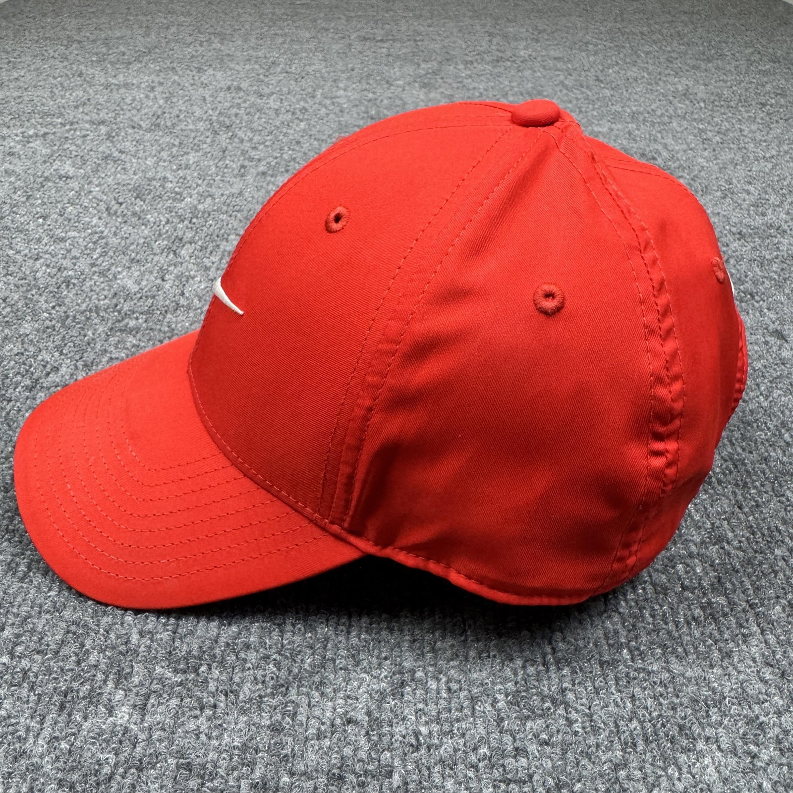 Nike Hat Cap Strap Back One Size Mens Red Legacy91 Dri-FIT Running Sports