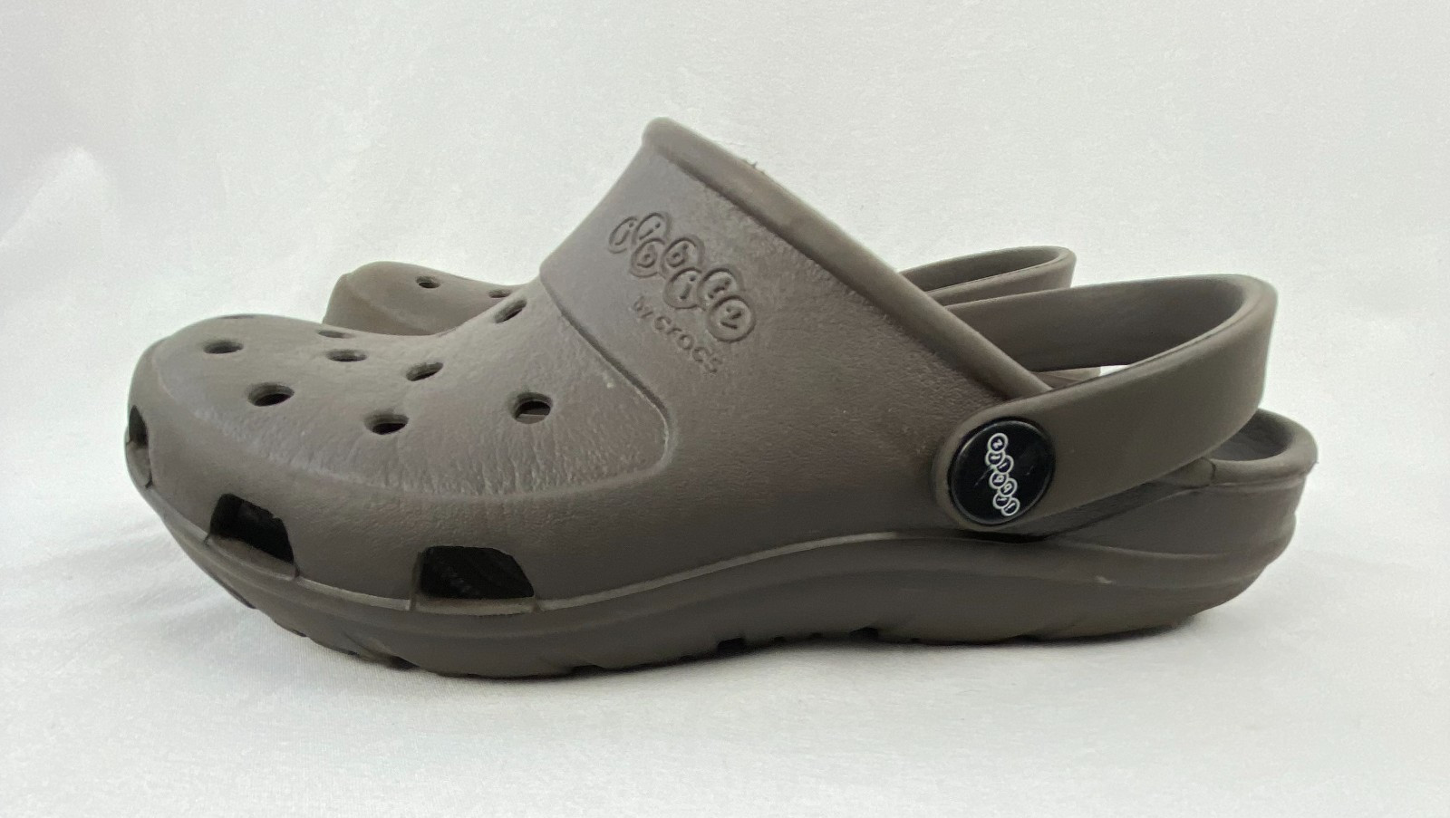 CROCS Unisex M4 W6 Brown Jibbitz Classic Clogs Slip On Sandals Shoes