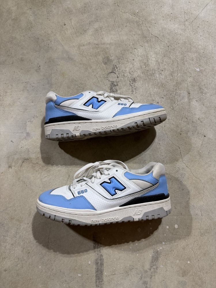 New Balance 550 UNC White University Blue BB550HL1 Men’s Size 8