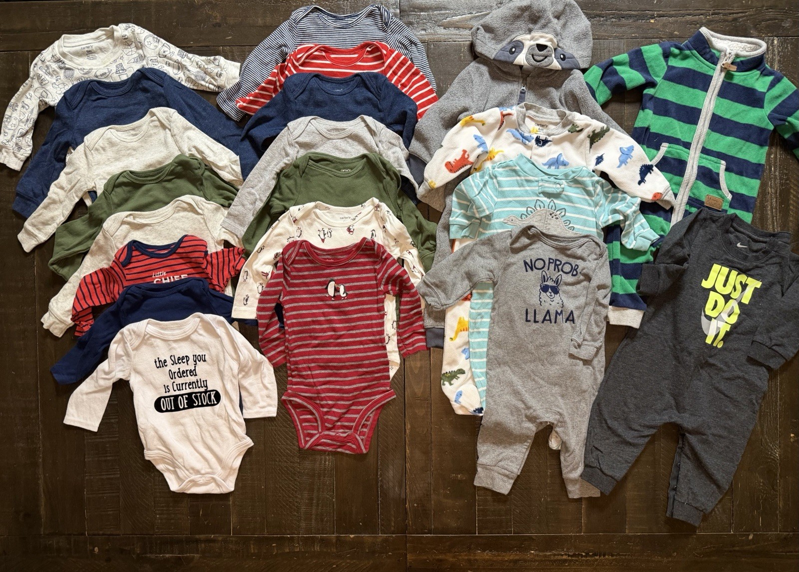 (21 Pieces) Mixed Lot Baby Boy Fall/Winter Clothes. Size 6 Months.
