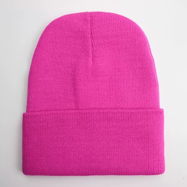 Beanie Hat Cap Plain Knit Ski Skull Cuff Winter Warm Slouchy Men Women CF Unisex
