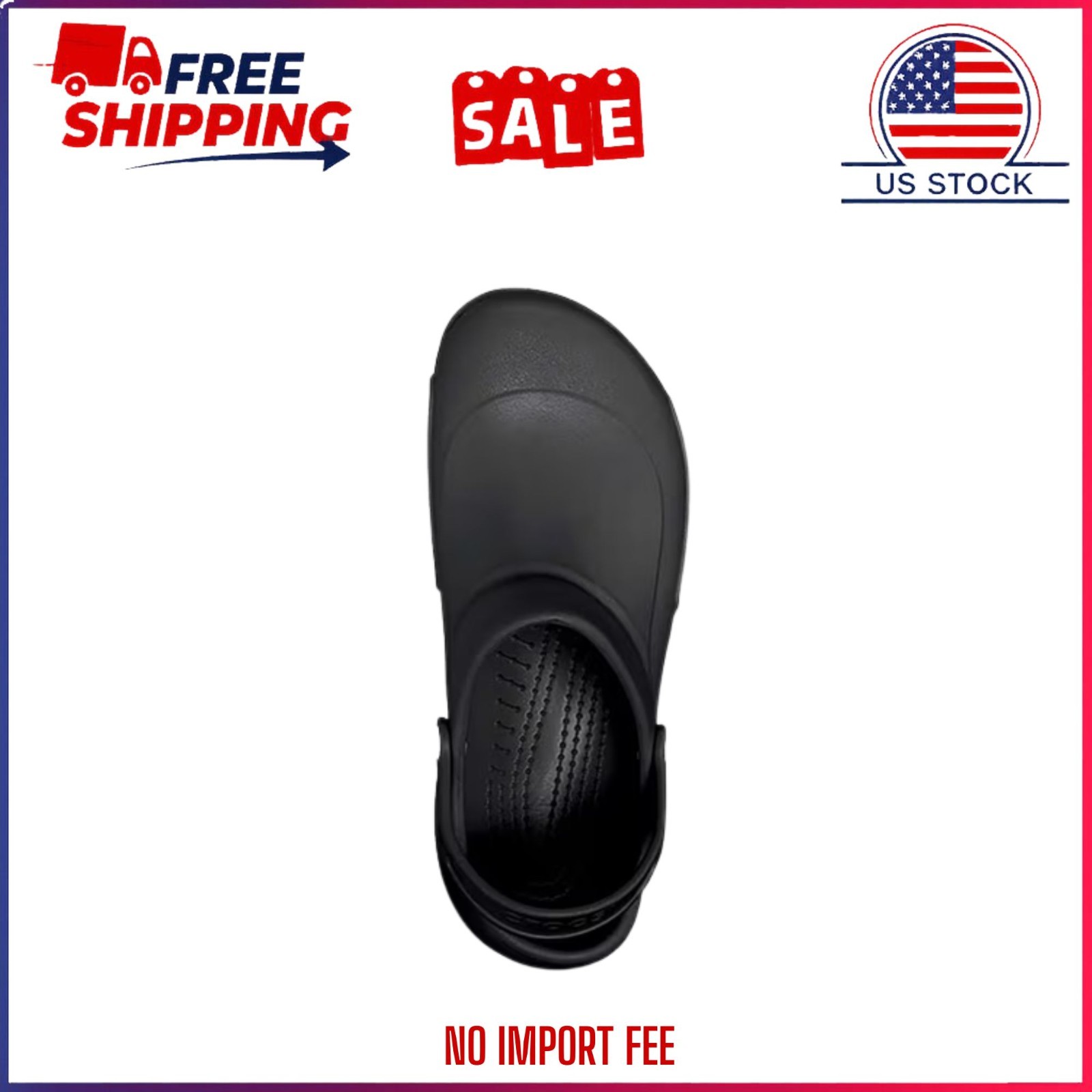 HOT SALE Crocs at Work Unisex Bistro Slip Resistant Clog FREE SHIPPING