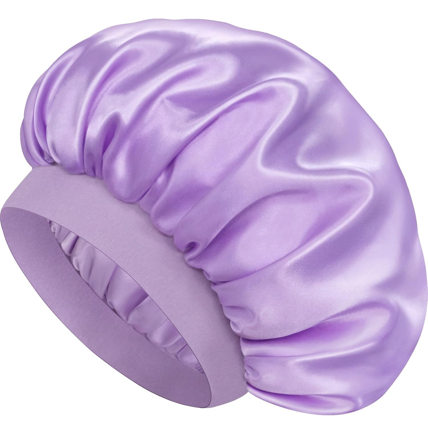 Satin Bonnet Silk Hair Bonnet Adjustable Bonne for Sleeping with Tie Band LOT