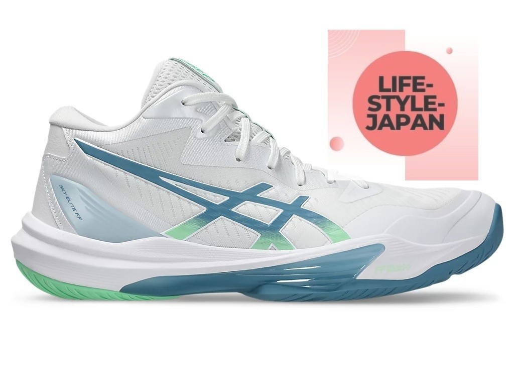 ASICS SKY ELITE FF MT 3 1051A081 106 White Saba Blue Men Indoor Sports Shoes