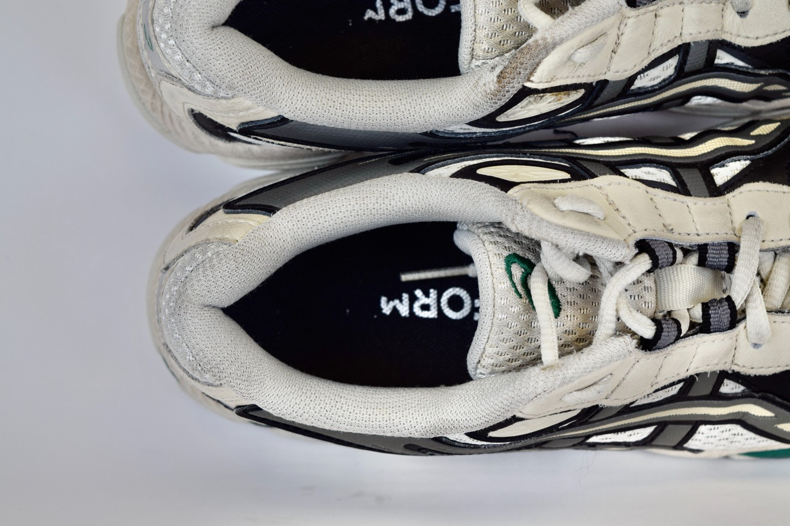 ASICS Mens Gel-NYC 2055 Pale Oak Truffle 1203A542-200 Black Teal Sneakers Size 6