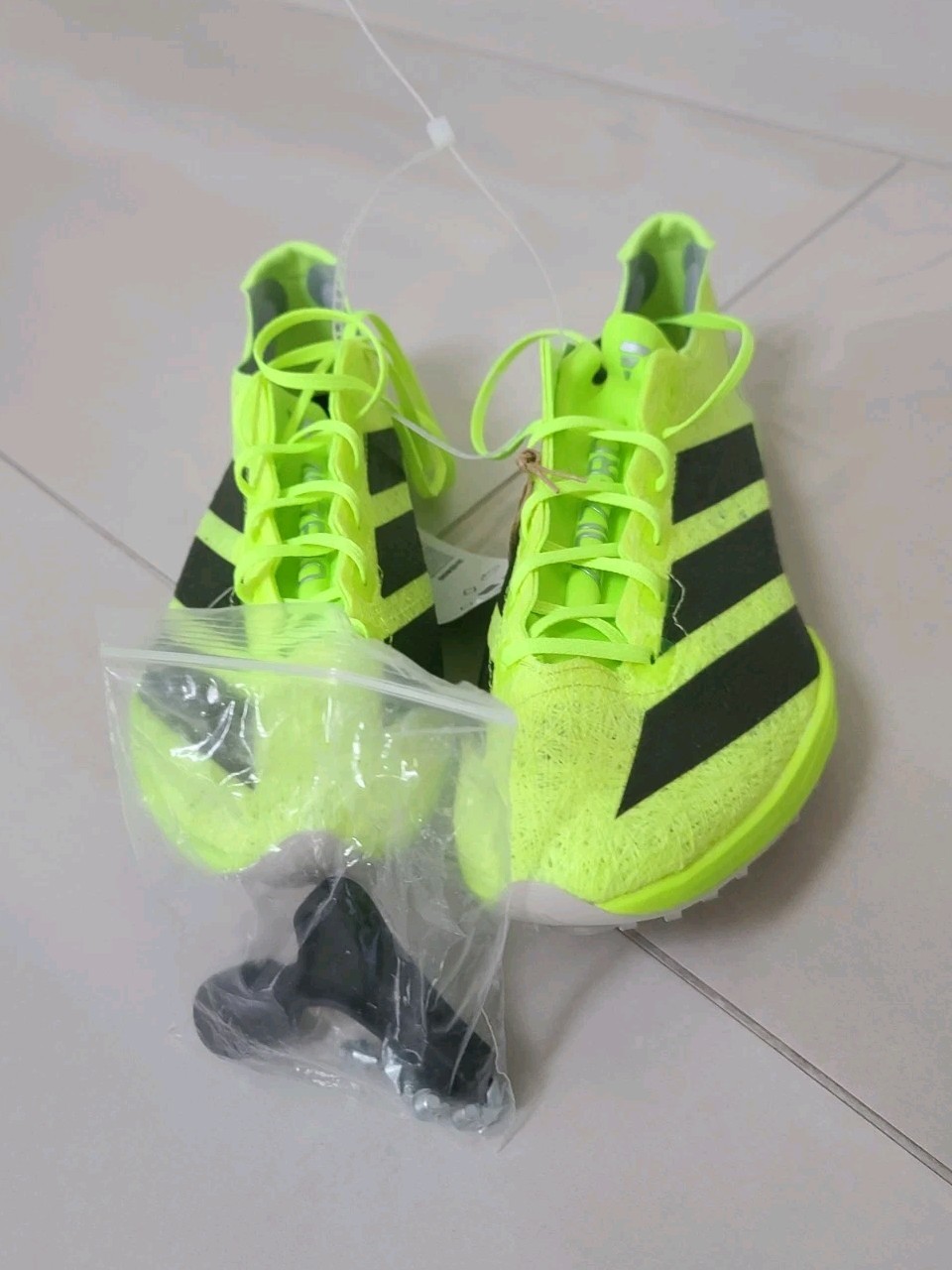 Men’s Size 6 Adidas ADIZERO Prime SP 3 Strung Lucid Lemon Track Spikes IH5800