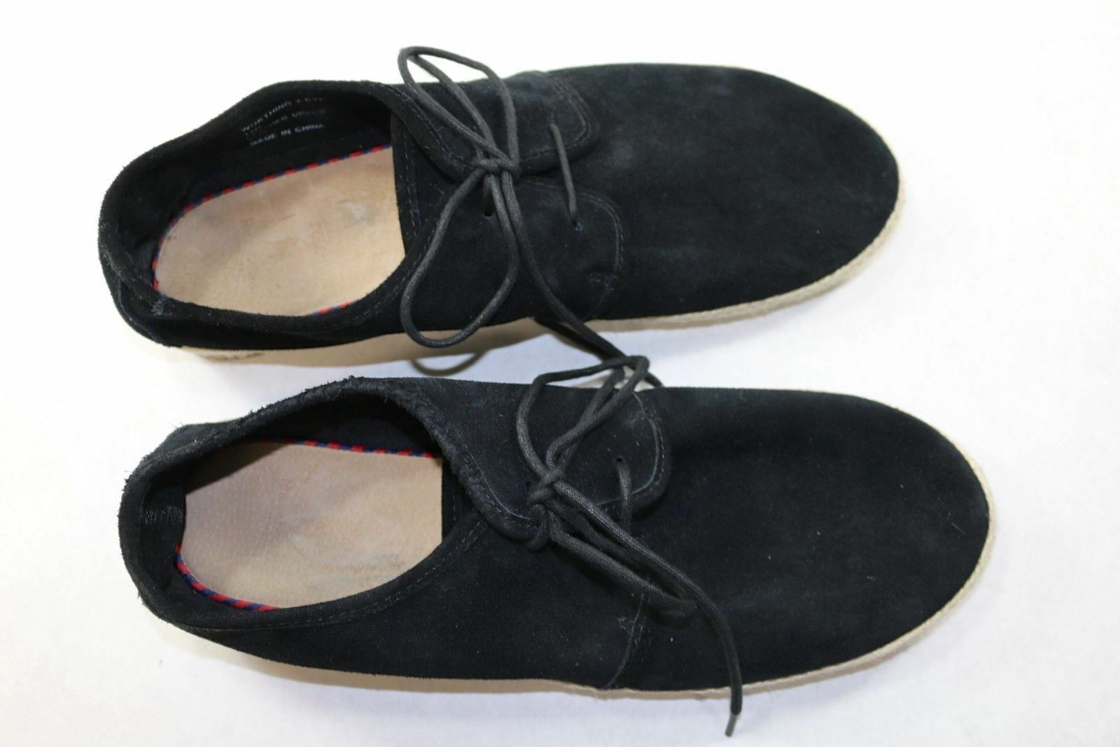 Mens Polo Ralph Lauren Worthing II Black Suede Shoes 13 D A044