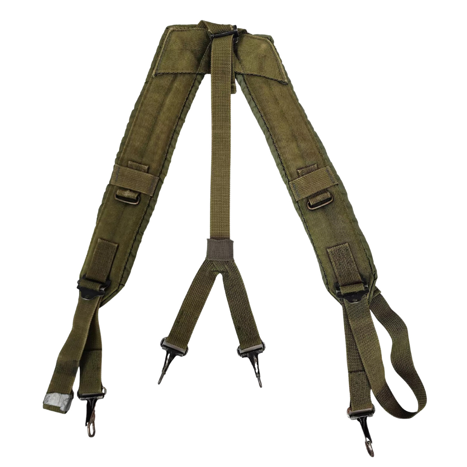 Used Serviceable Olive Drab LC-2 Suspenders*mocinc.1982*