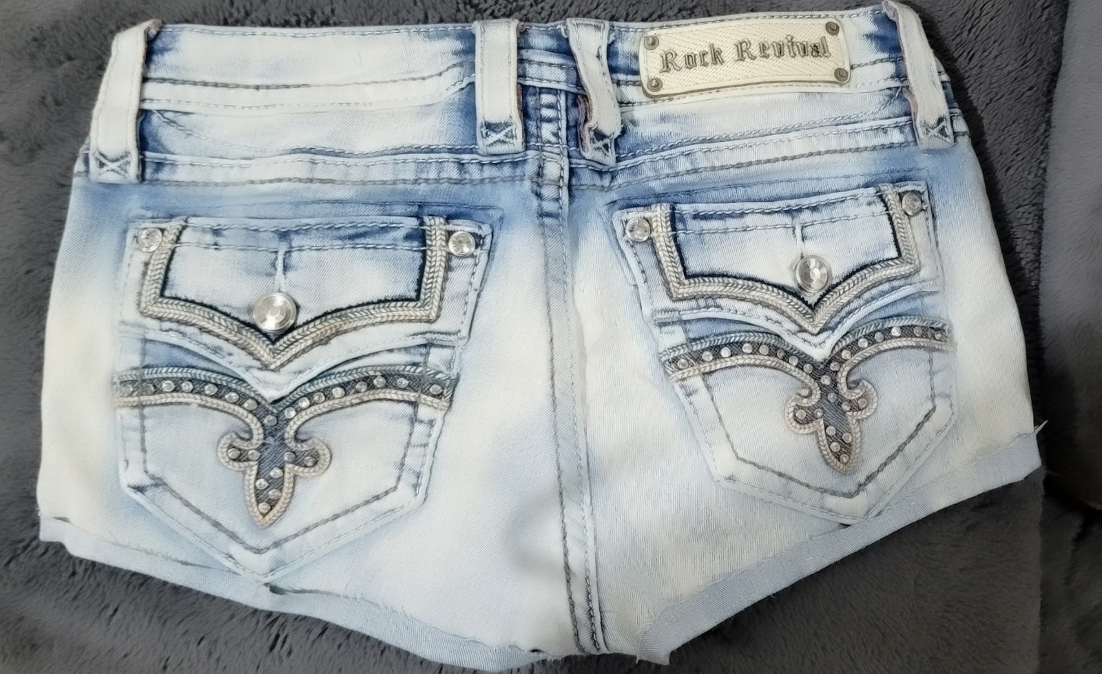 Rock Revival Women’s Blue Jeans Shorts,