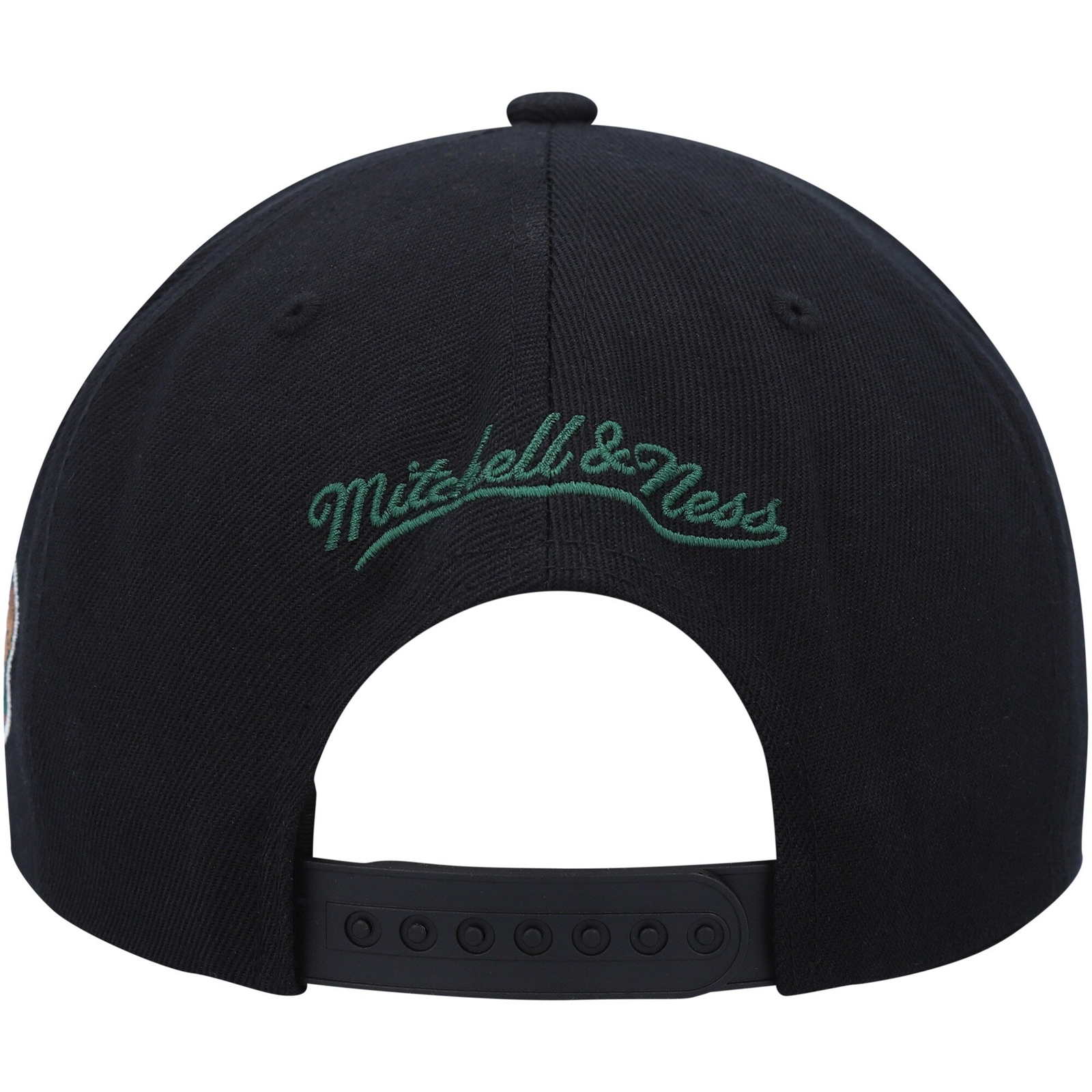 MENS MITCHELL & NESS NBA TEAM SCRIPT 2.0 SNAPBACK HWC SUPERSONICS – BLACK