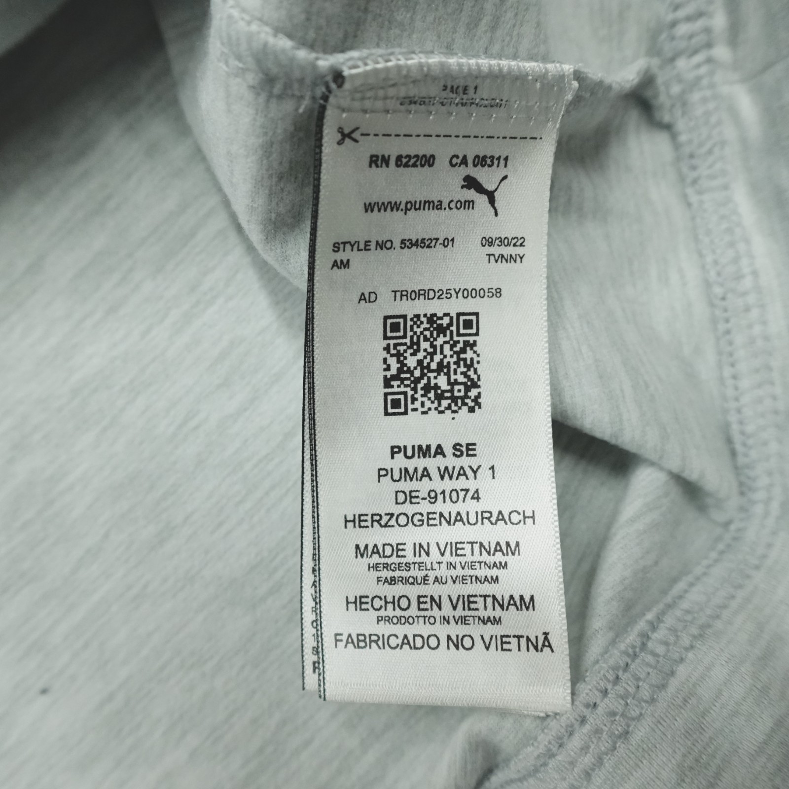 Puma Cloudspun Progress Hoodie Men’s Performance Sweatshirt Grey Heather NWT