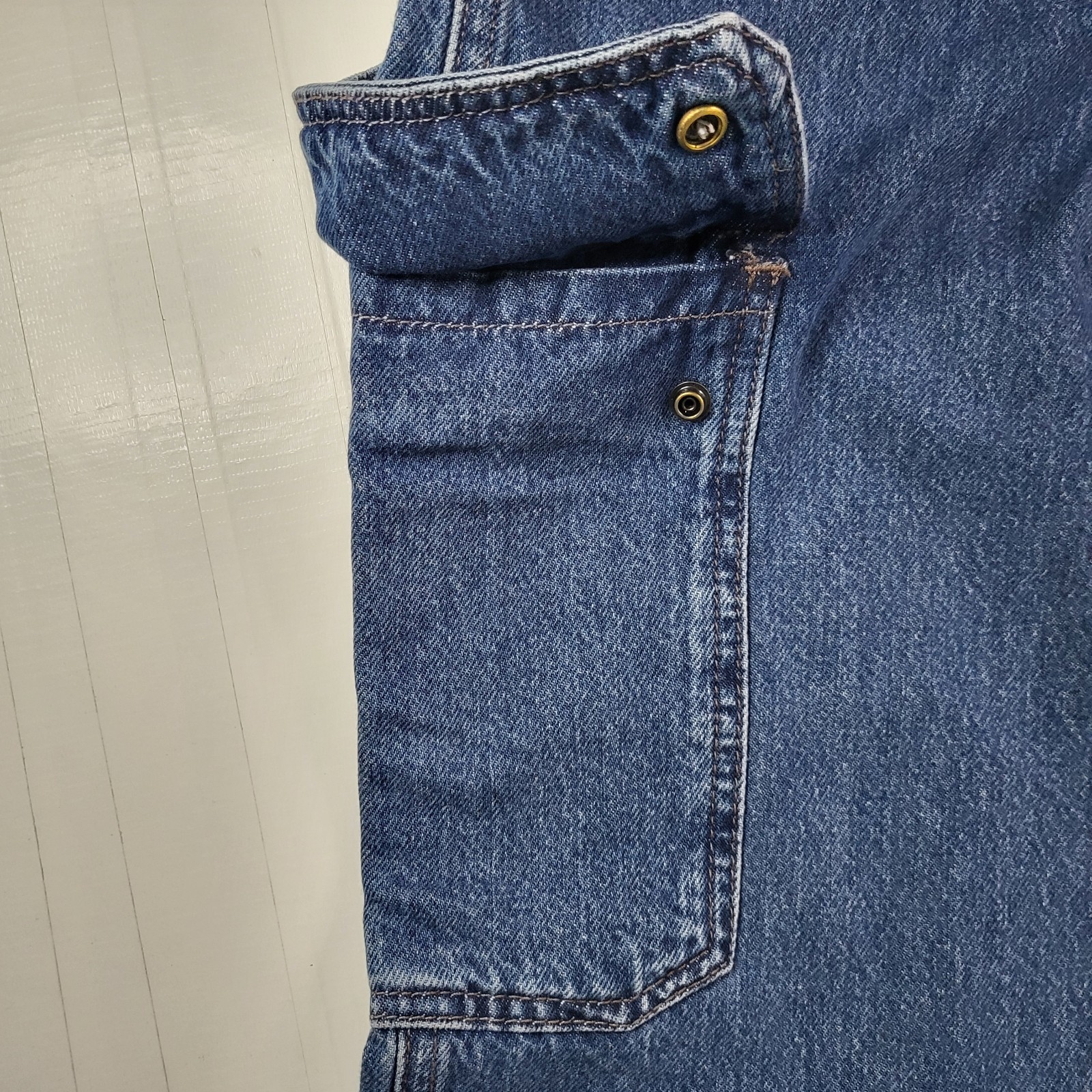 Levis Premium 568 Cargo Jeans 34×32 Men’s Loose Straight Blue New With Tags