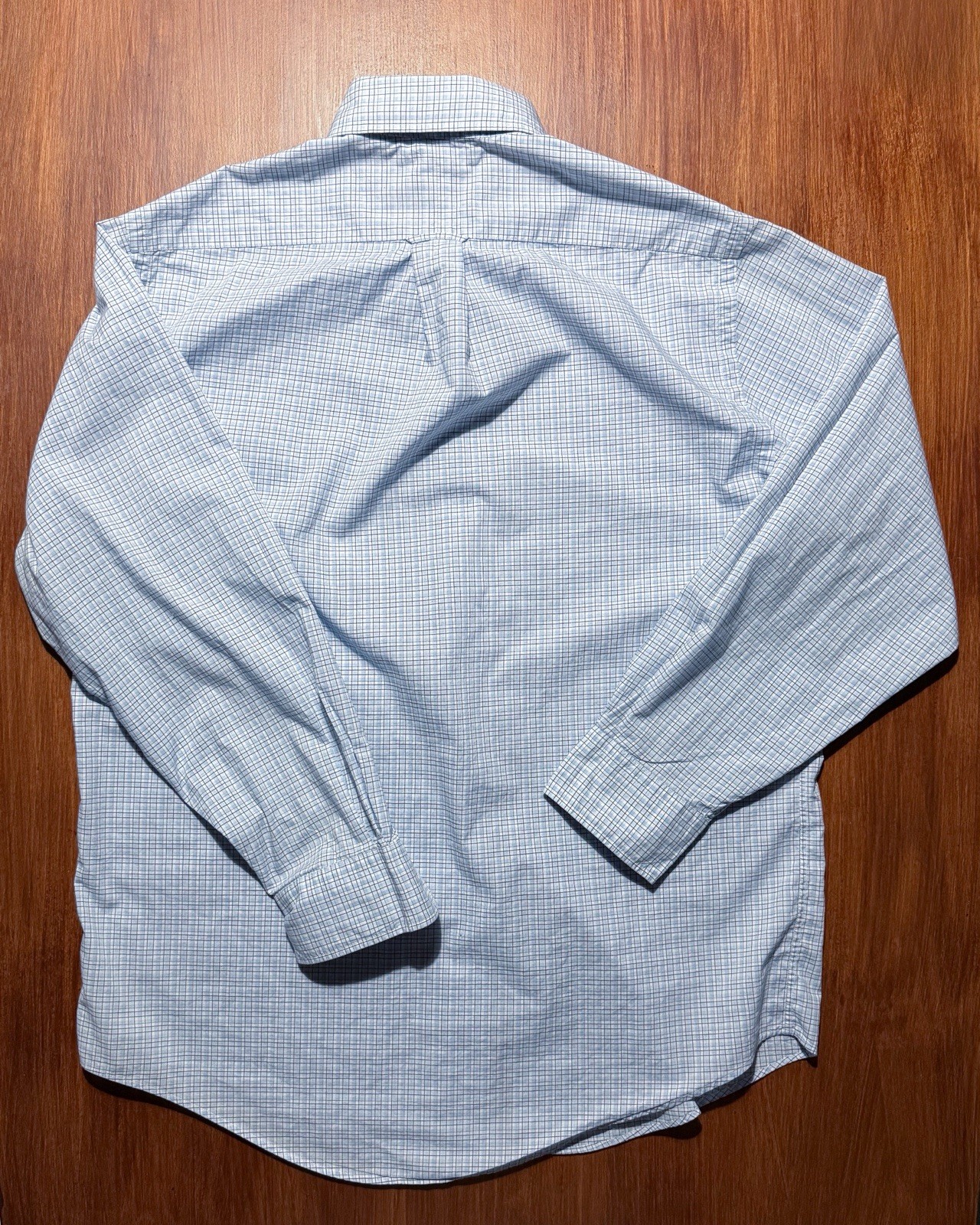 Hathaway Andover Poplin Men’s Long Sleeve Button Down Shirt Size 15 1/2 X 32
