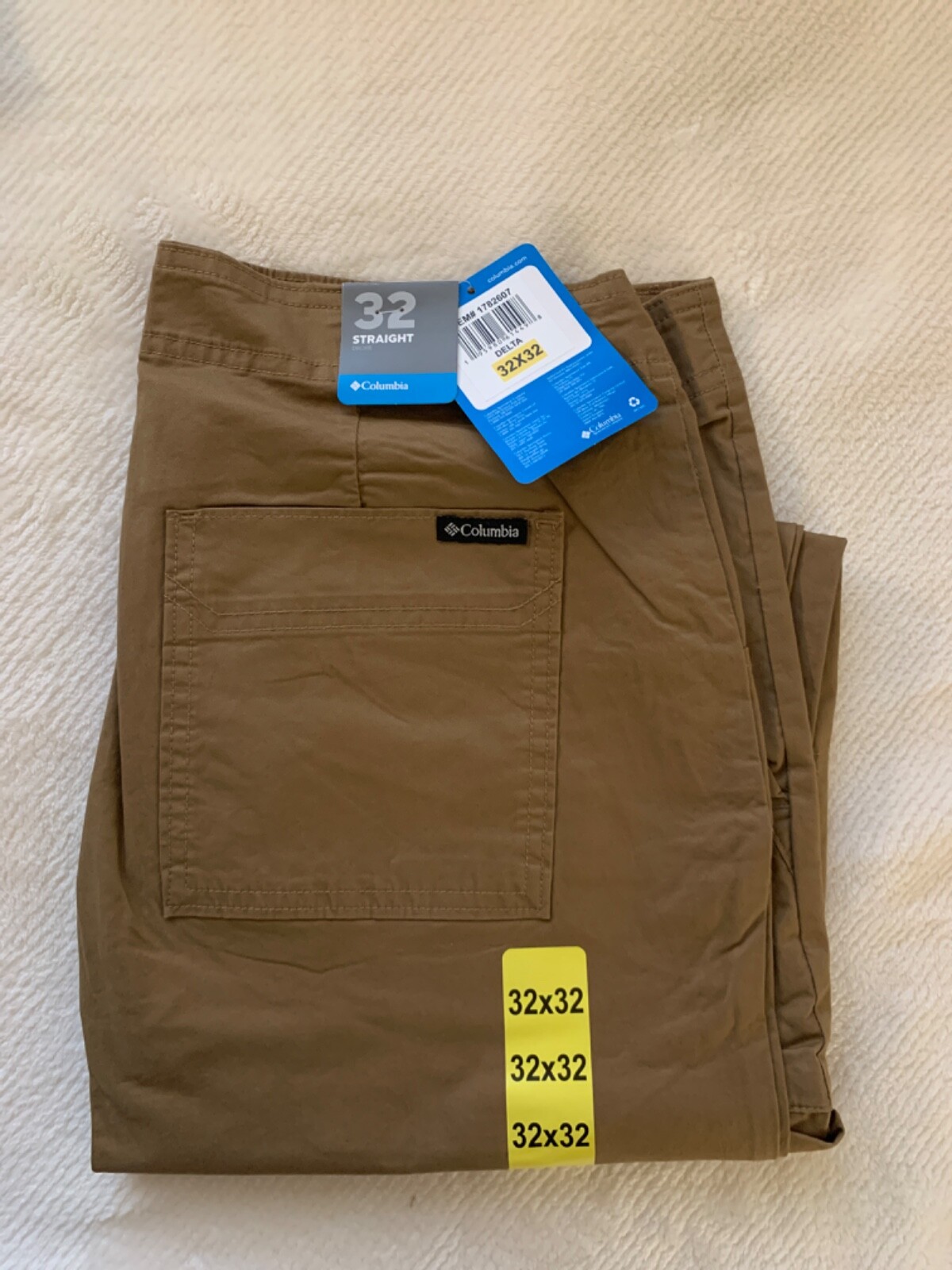 Columbia Men’s Straight Droite Pant Utility Side Pocket Choose Size & Color