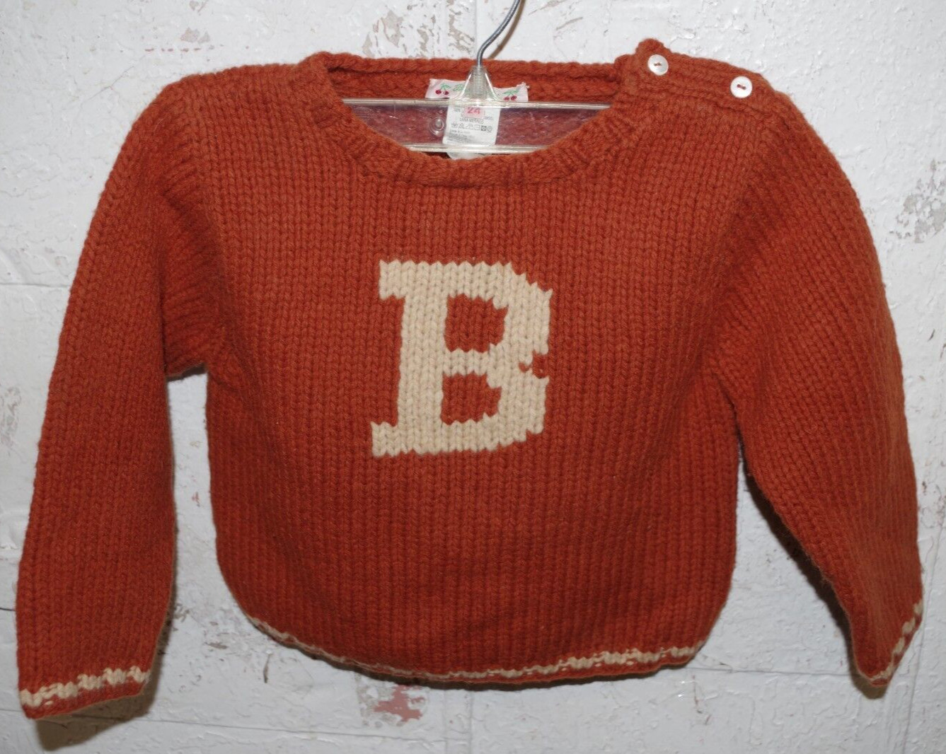 CC1 Unisex BONPOINT 100% Merino Lambswool Sweater Top Baby 24 months EUC