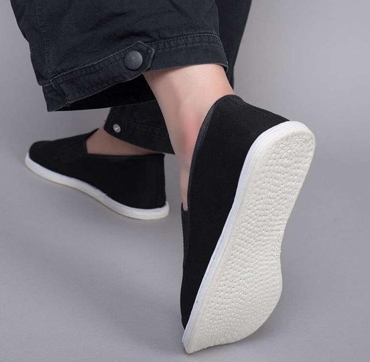 New Men’s Chinese Kung Fu Shoes Martial Art Cotton Sole Tai chi Slipper Casual