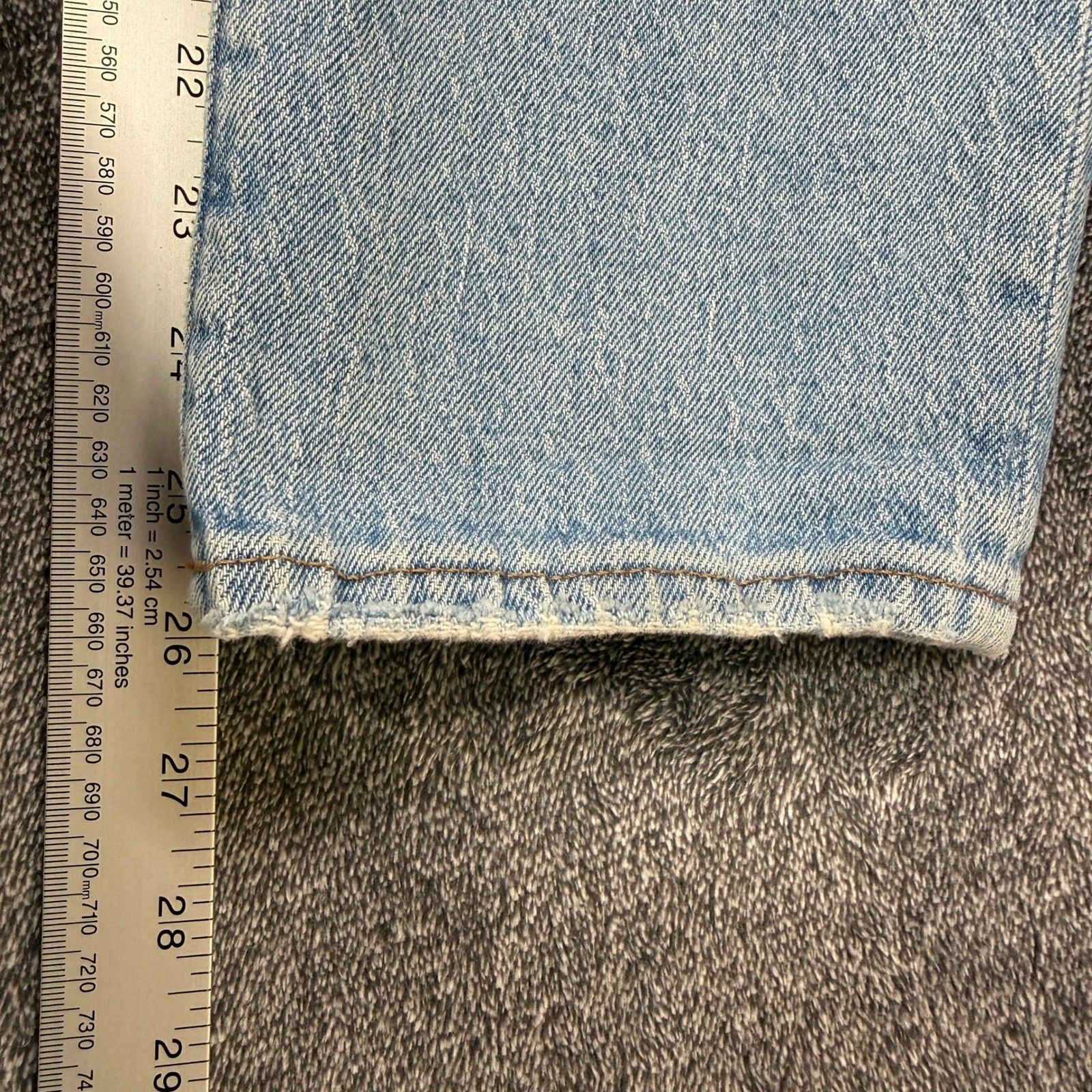 Madewell The Perfect Vintage Jean 25P Light Wash High Rise Tapered Denim