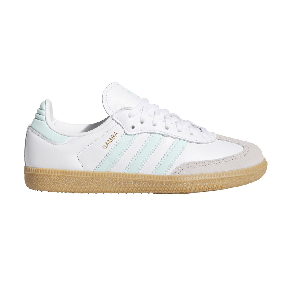 adidas Samba Og Lace Up Youth Girls White Sneakers Casual Shoes JP5481