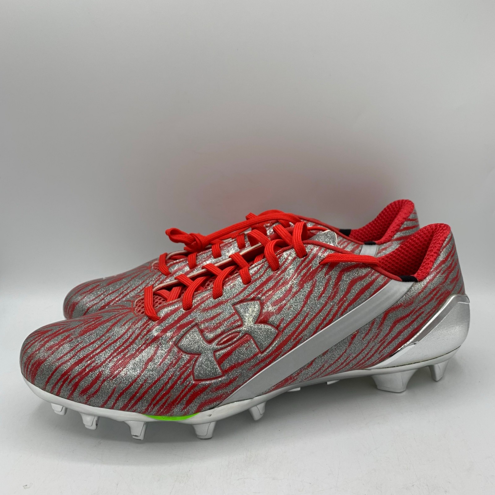 Under Armour Spotlight Speedform MC Football Cleats Mens Size 12.5 Red Chrome