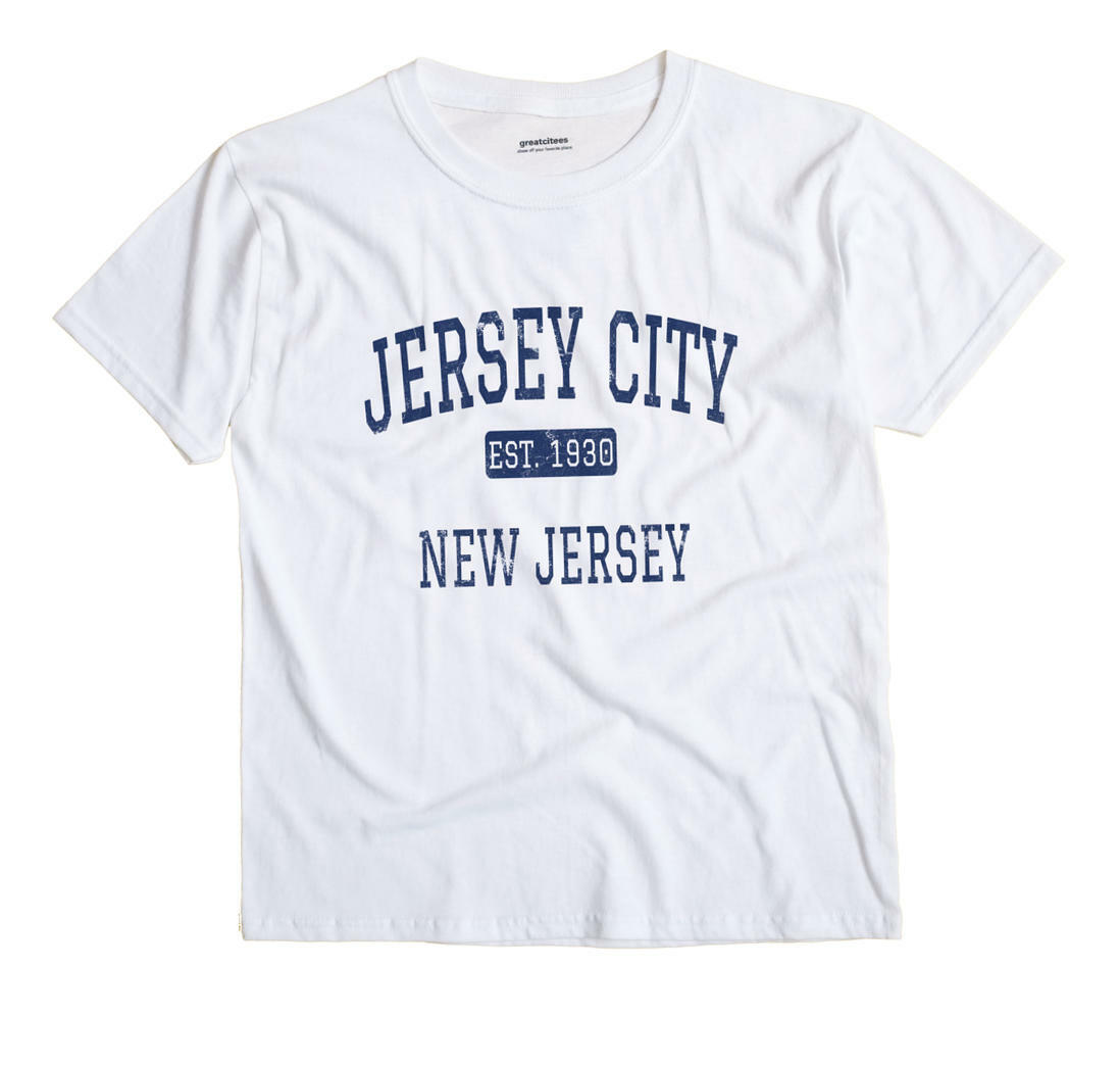 Jersey City New Jersey NJ T-Shirt EST