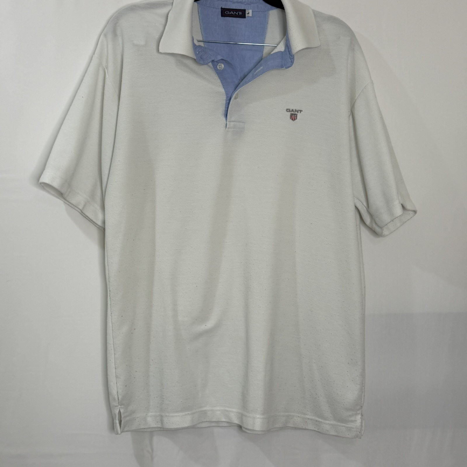gant mens White Polo shirt