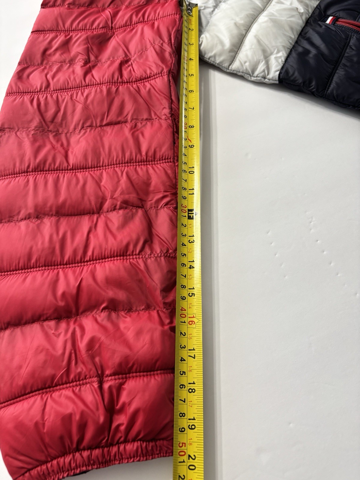 Tommy Hilfiger Packable Colorblock Down Puffer Jacket Men’s XXL Full Zip