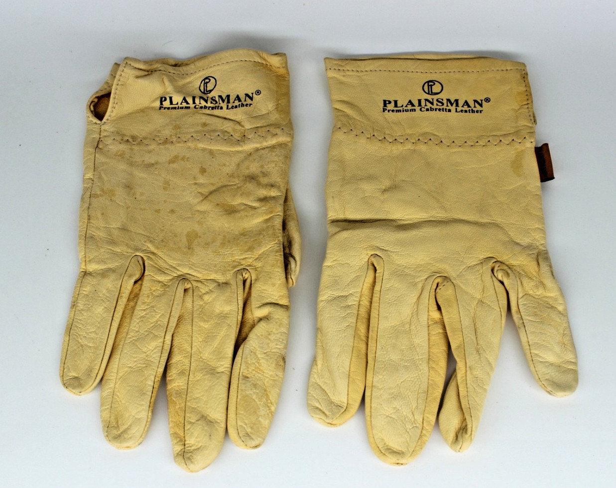 Plainsman Mens L Vintage Premium Cabretta Leather Gloves Yellow# 200501