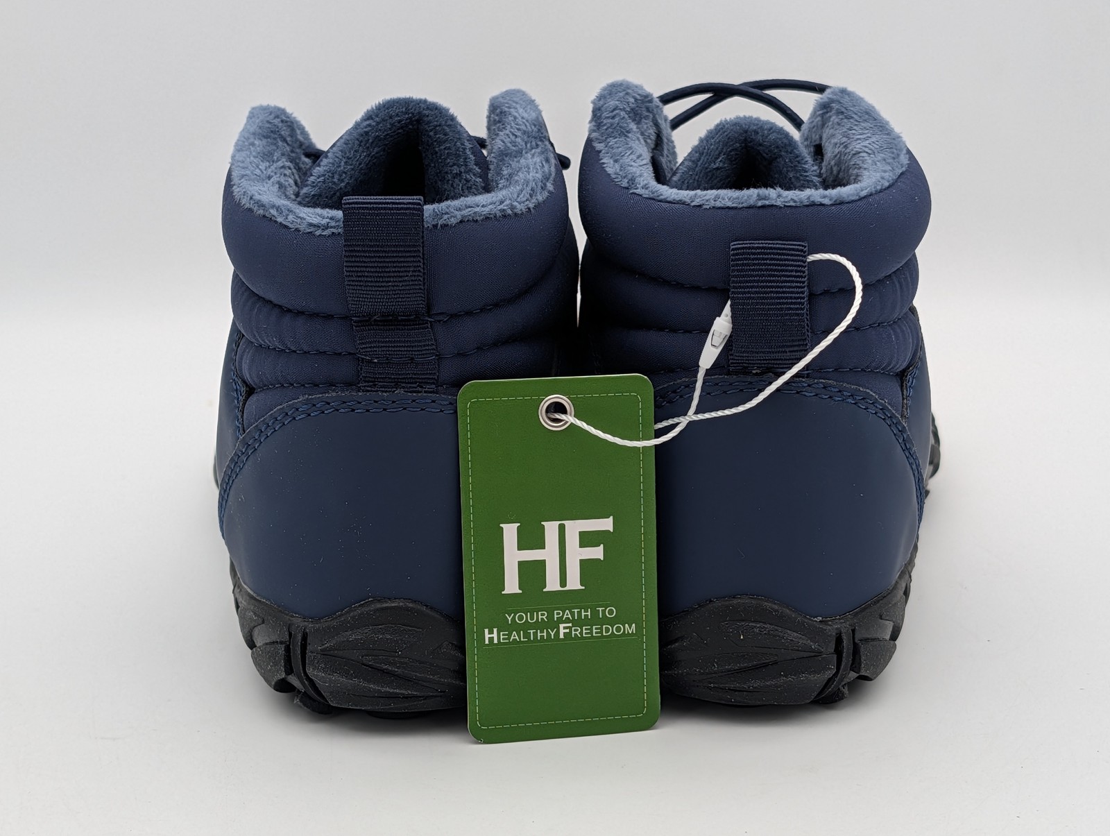 Hike Footwear Womens 5 Navy Blue Winter Hiking Boots Ankle Snow Fleece Lined