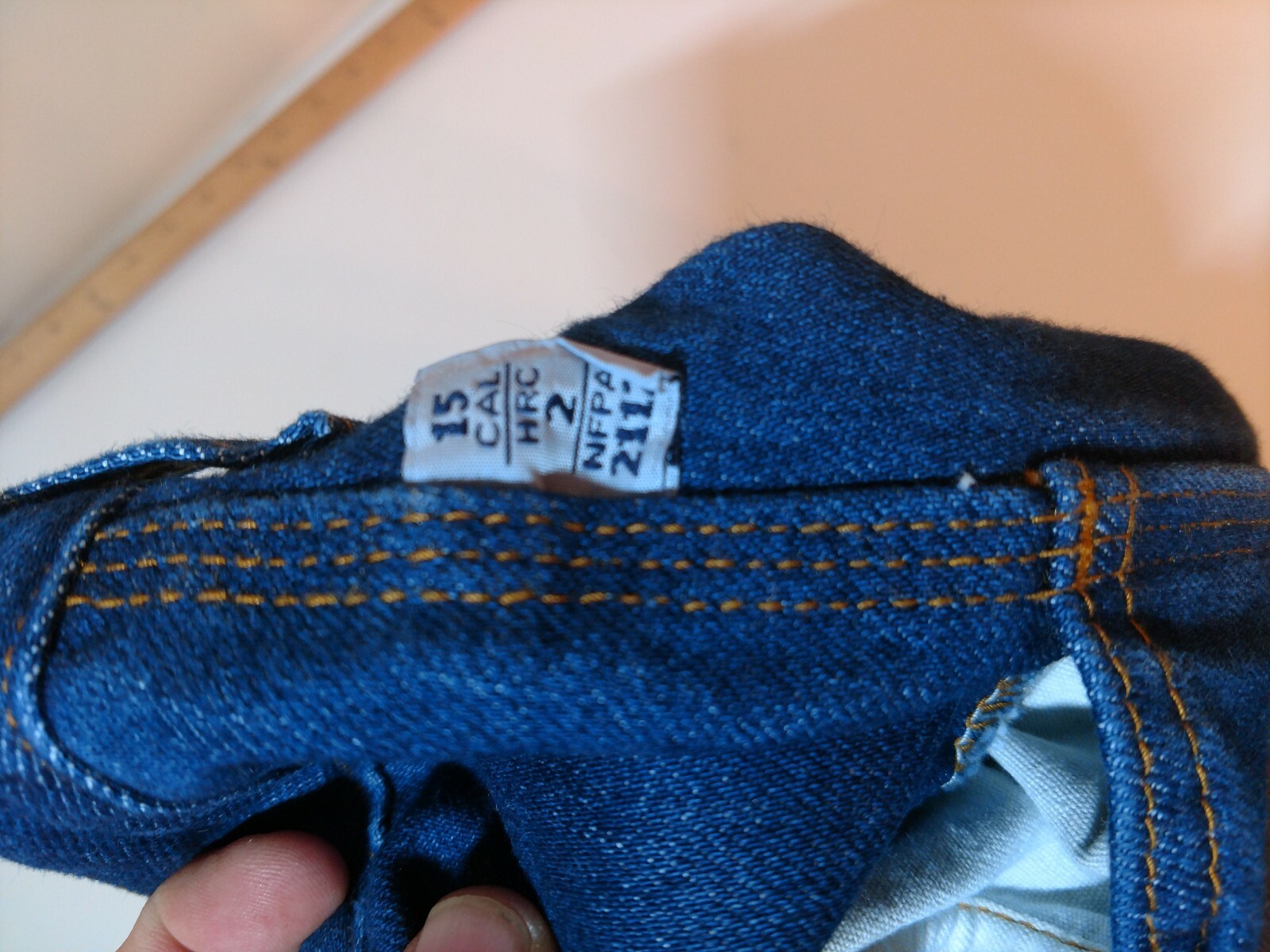 Tyndale FR Flame fire resistant mens jeans 35×28 USA Made f290t blue