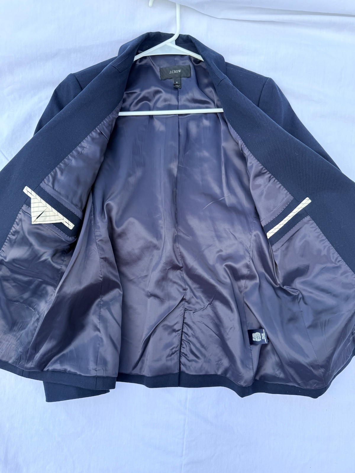 J. Crew Women’s Flap Pocket Blazer — Deep Navy