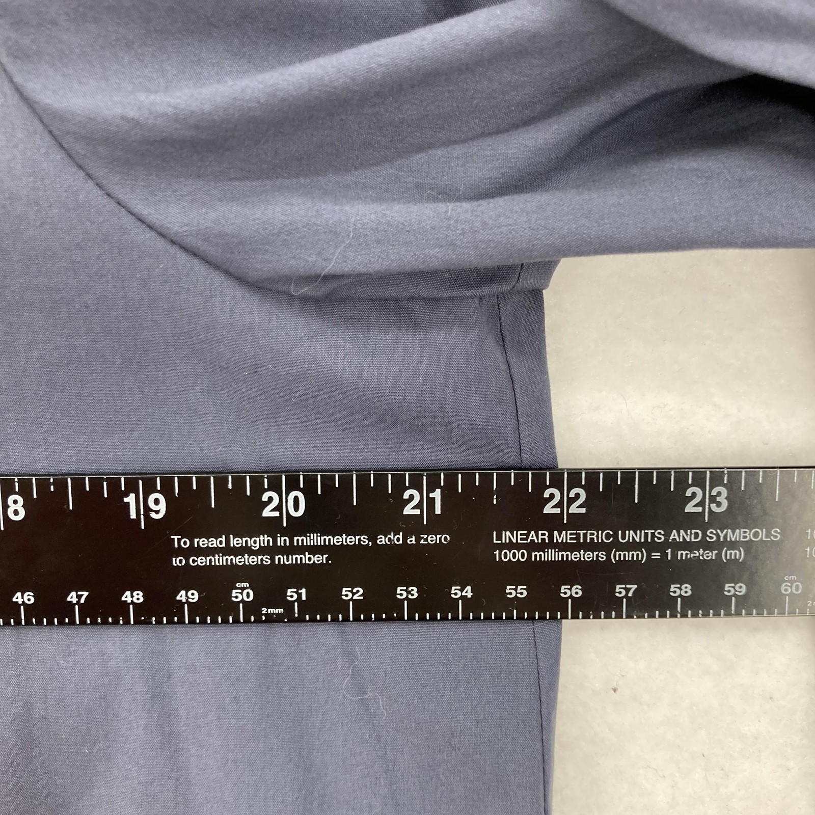 Lafayette 148 New York Dress Womens Large Blue Note Tie Cuff Shift Bow Sleeve