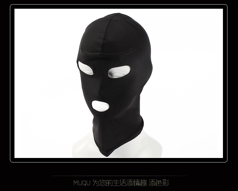 Elastic Fabric Mask with A Head Cover Open Eye and Mouth Mask Performance Mask