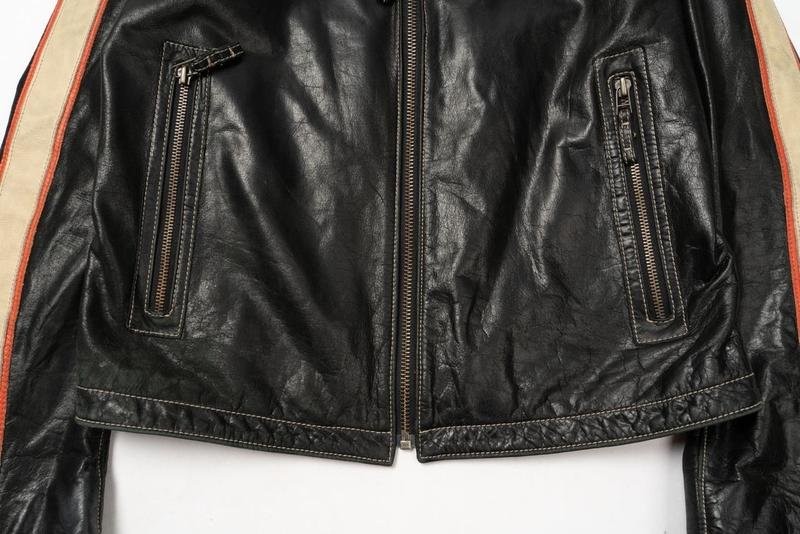 Men Strellson Jacket Black Leather 36 / S / 44