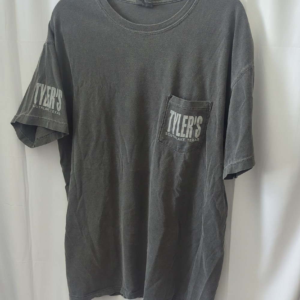 Comfort Colors Distressed Gray Men’s Short Sleeve TShirt Tyler’s TX SIZE LARGE