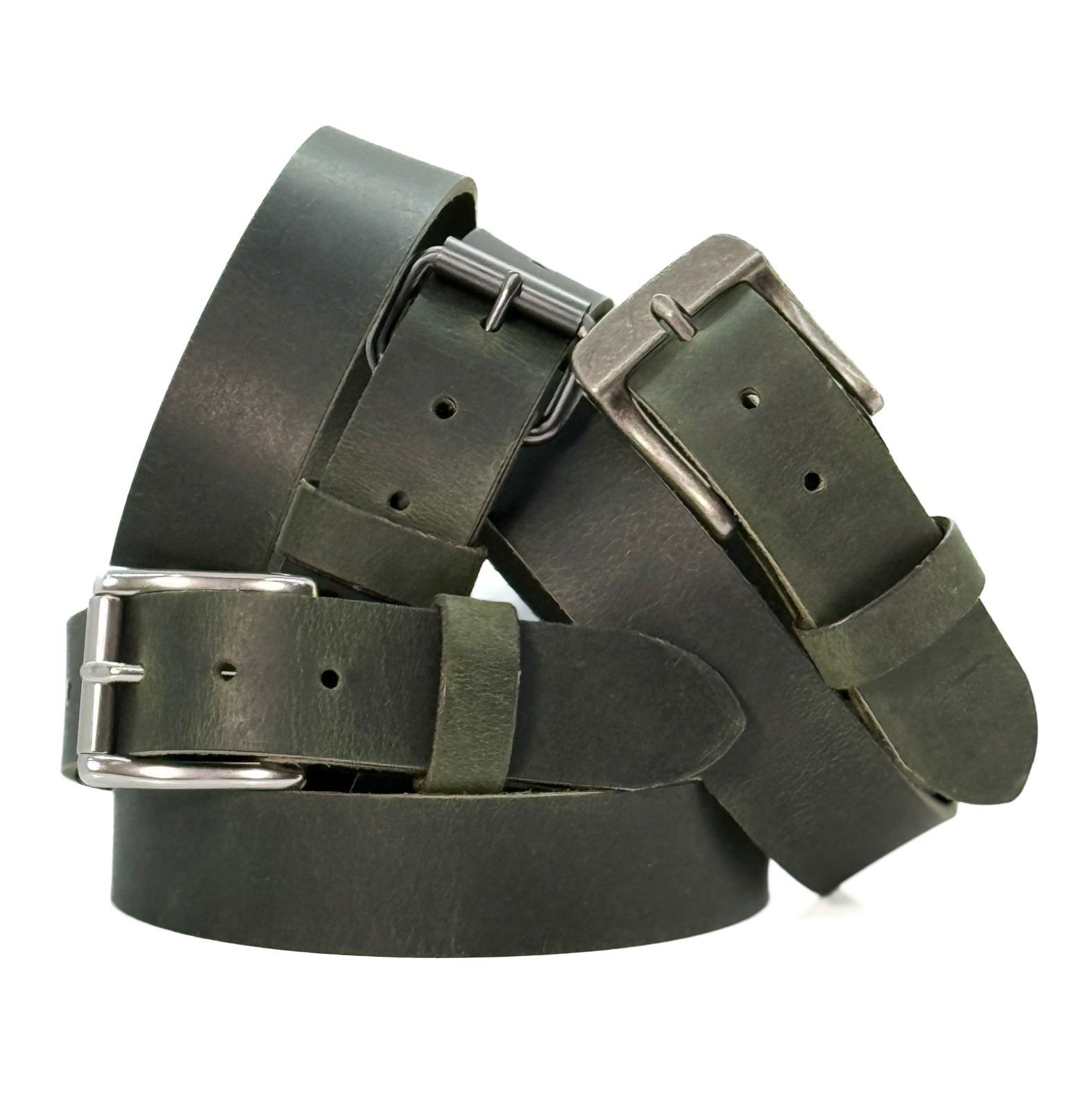 Full Grain Leather Belt 1.5″ Heavy Duty Buffalo Crazy Horse Work Belt USA