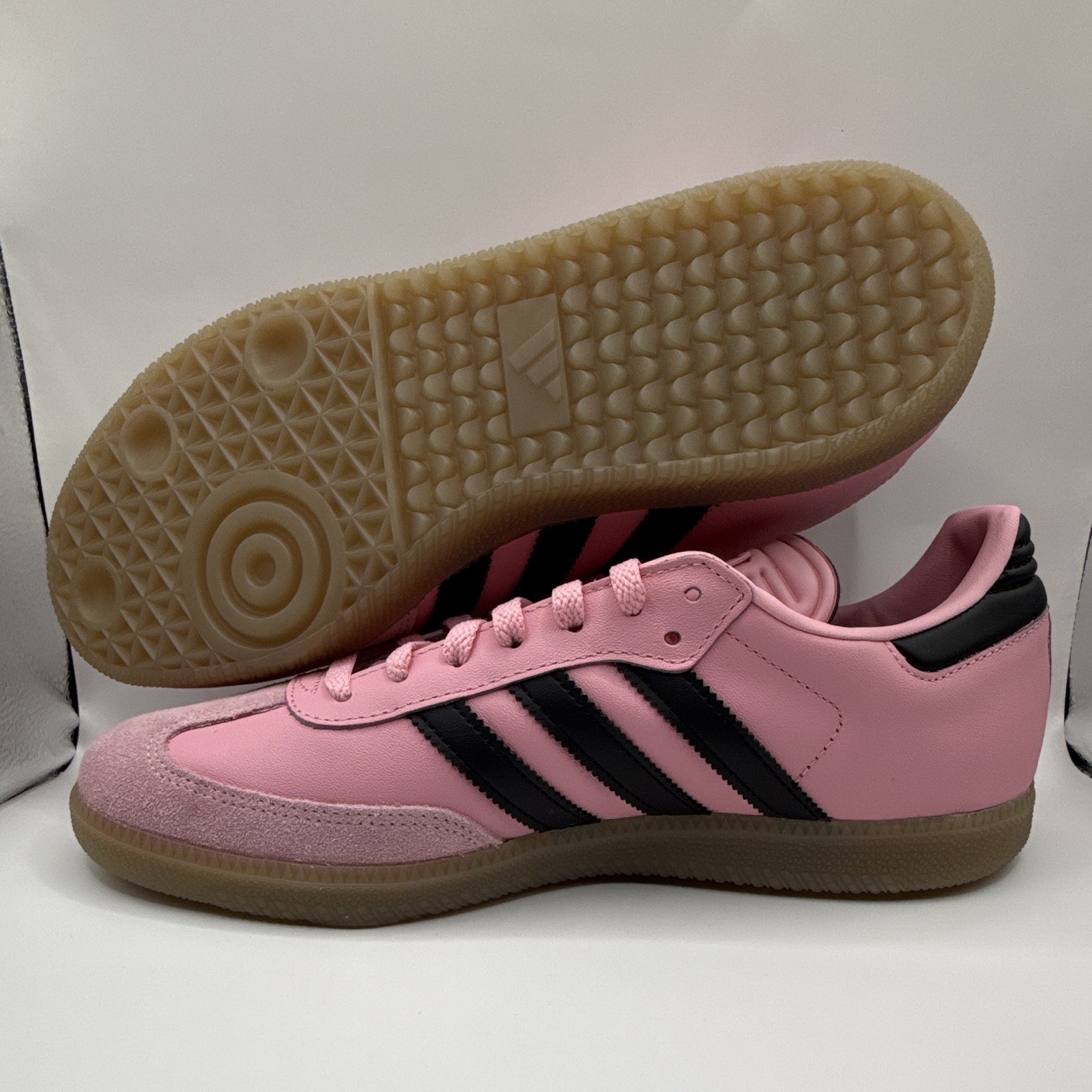 Adidas Samba Messi Inter Miami CF Debossed Home Kit Pink/Black Gum JP7844 NEW