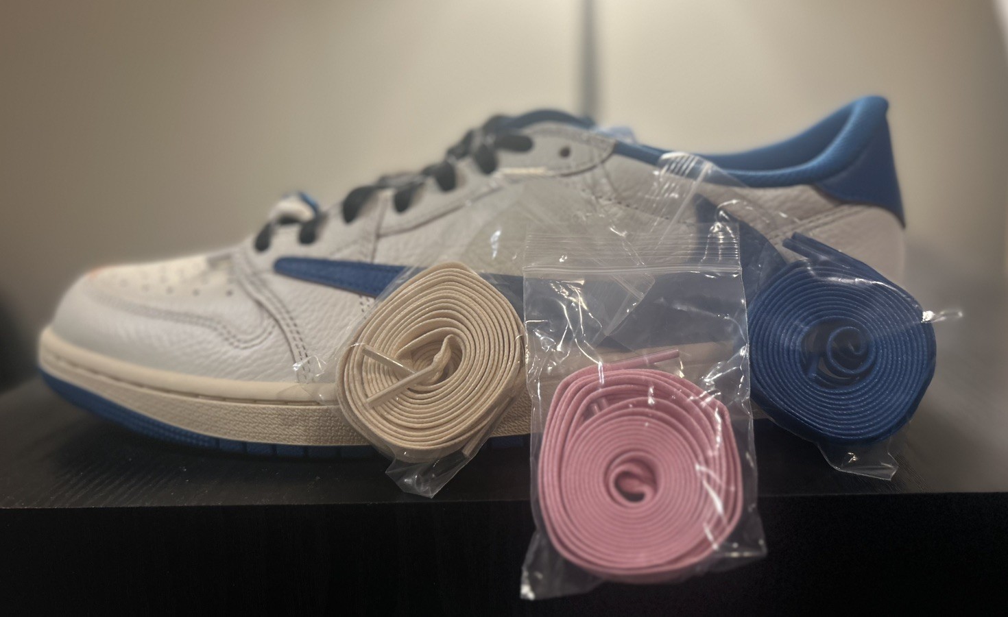 Jordan 1 Retro Low OG SP Fragment x Travis Scott Military Blue Size 13 –New | DS