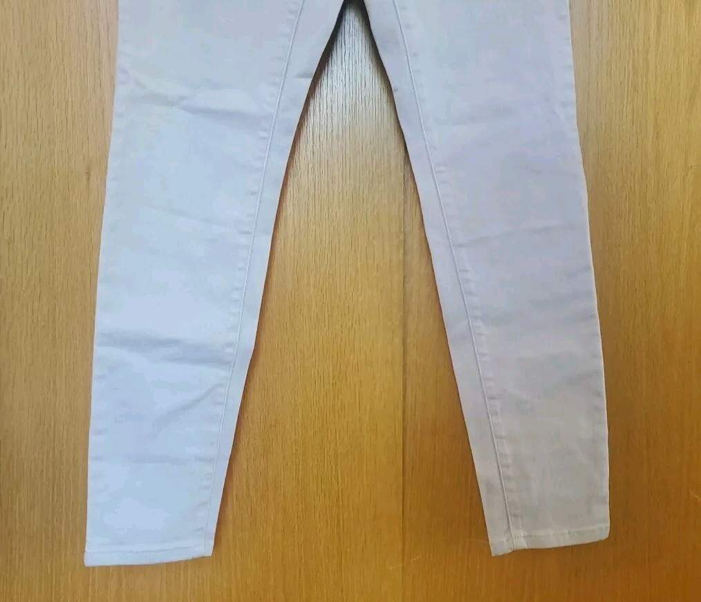 Michael Kors Womens Size 2 Skinny Stretch 98% Cotton 2% Elastane Jeans Ivory