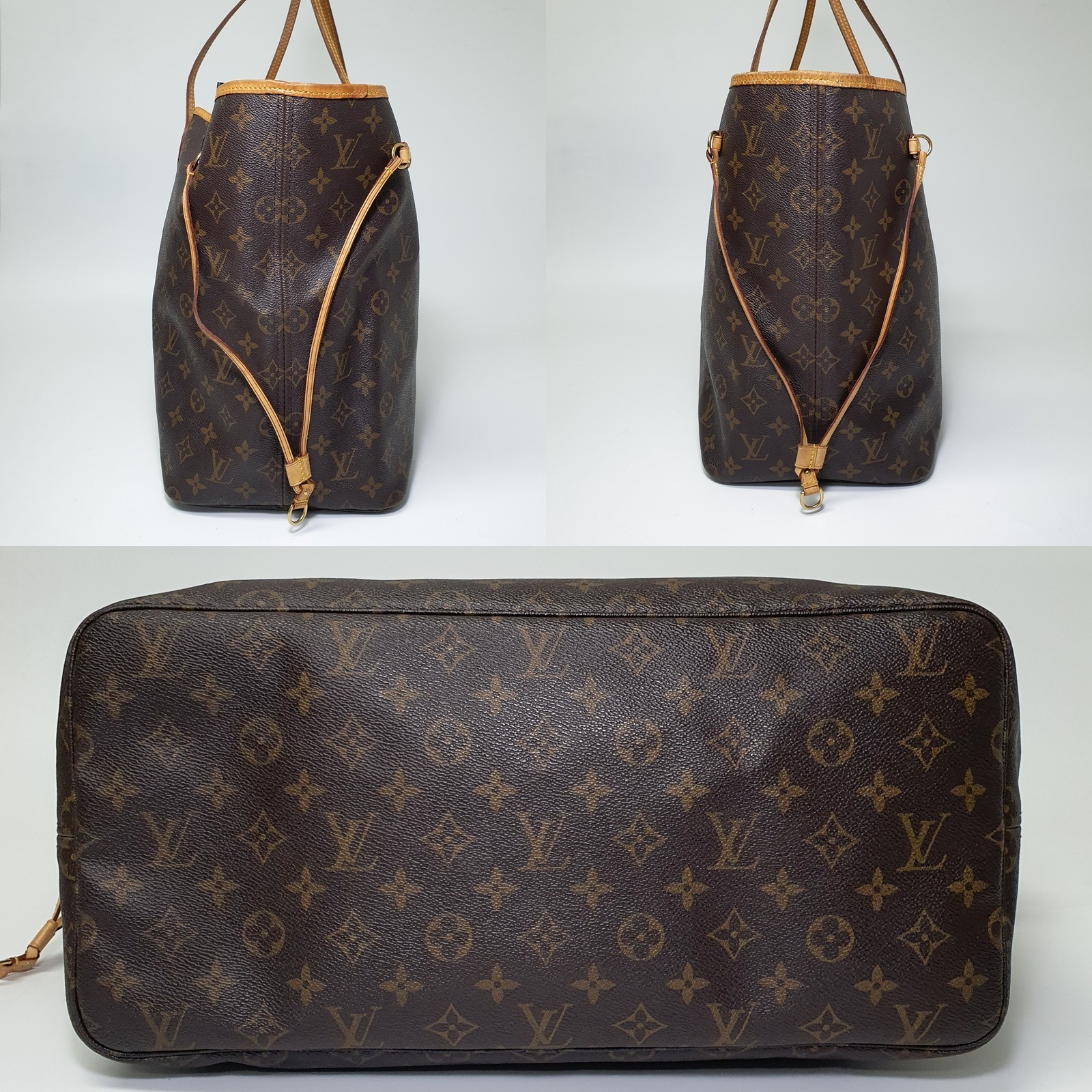 TARIFF FREE Authentic Louis Vuitton Neverfull GM Monogram M40157 Dust Bag CLA808