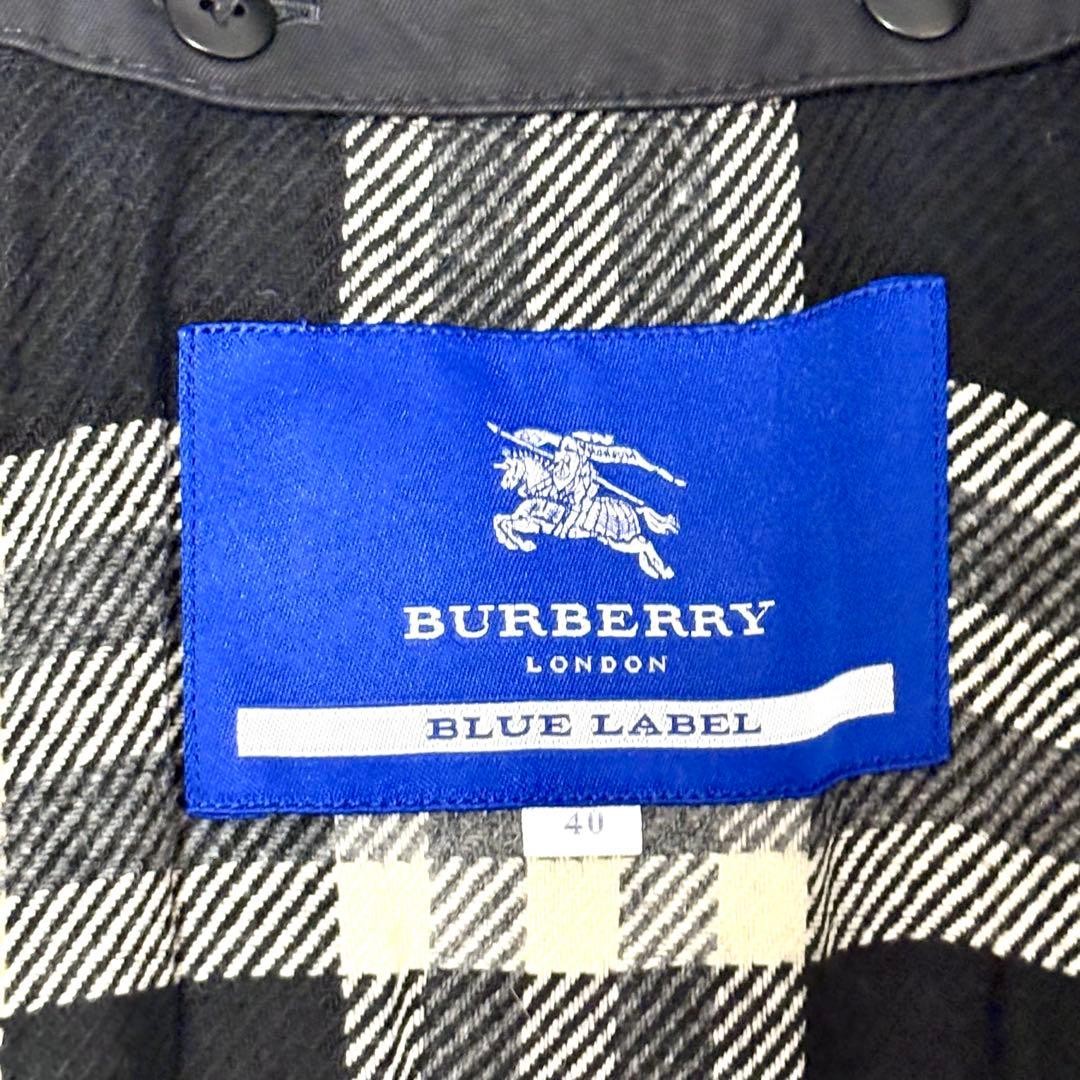 Burberry London Blue Label Trench Coat Black with Liner M