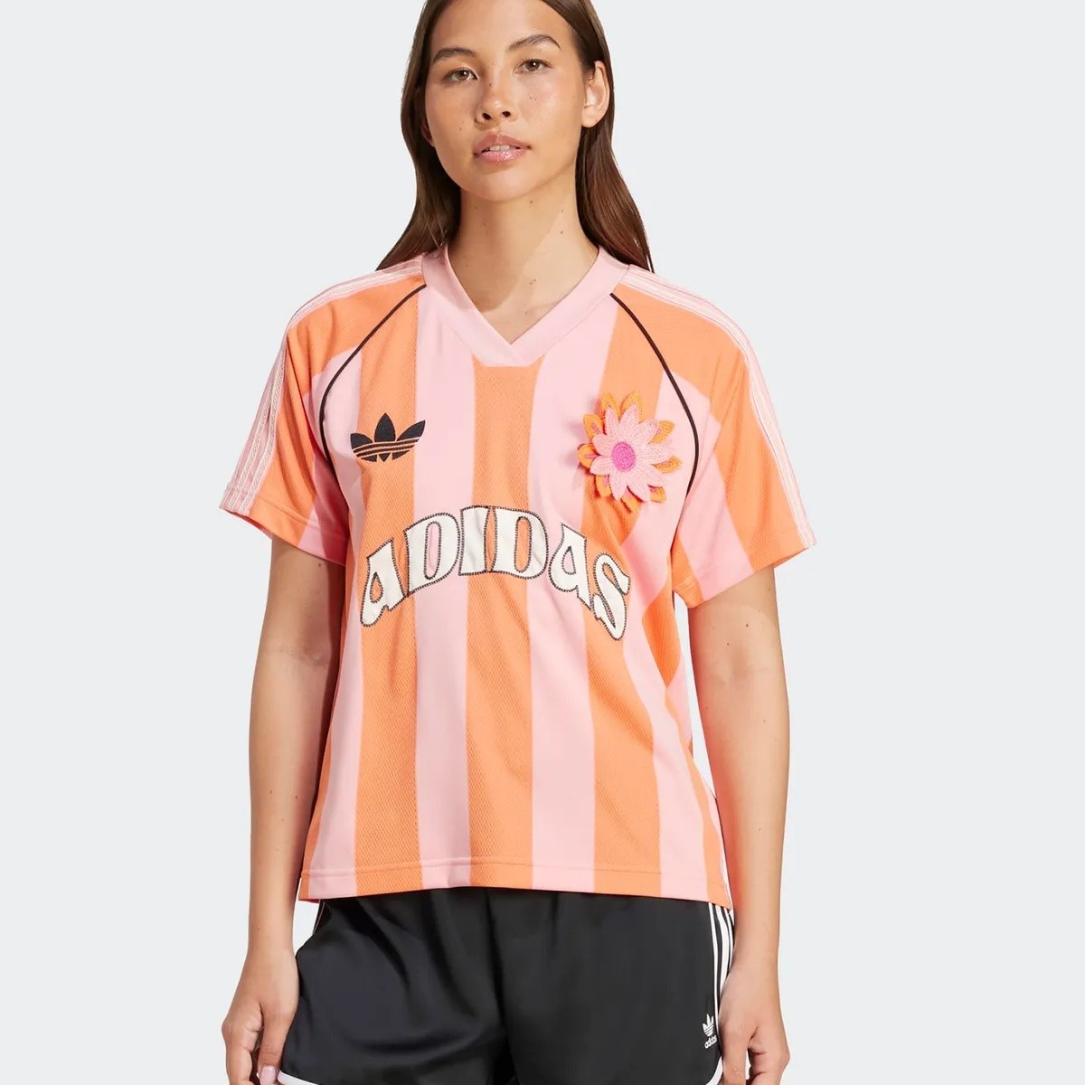 adidas Originals Jersey Top Summer Glow Women Asia XL US L KC0673 KC0672