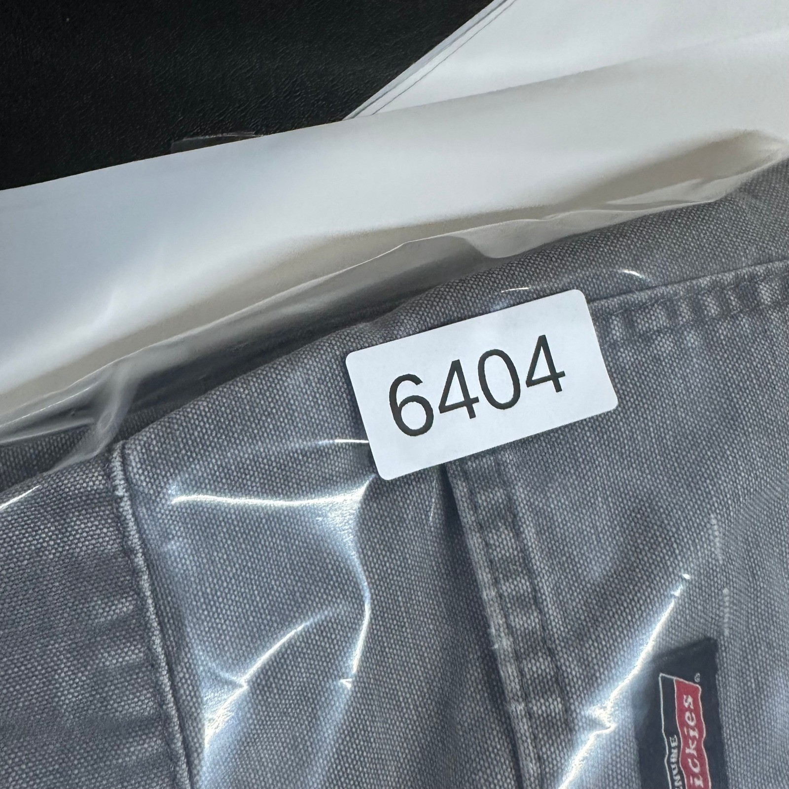Dickies Carpenter Pants Mens Size 34 Gray Cotton Relaxed Fit Distressed Stained