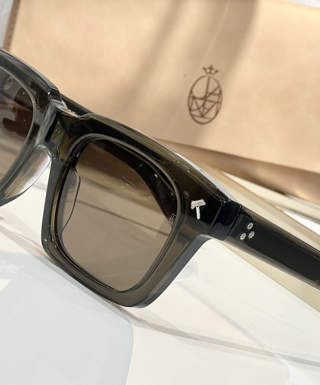 JACQUES MARIE MAGE QUENTIN Luxury Square Handmade Unisex Luxury 50-22-146