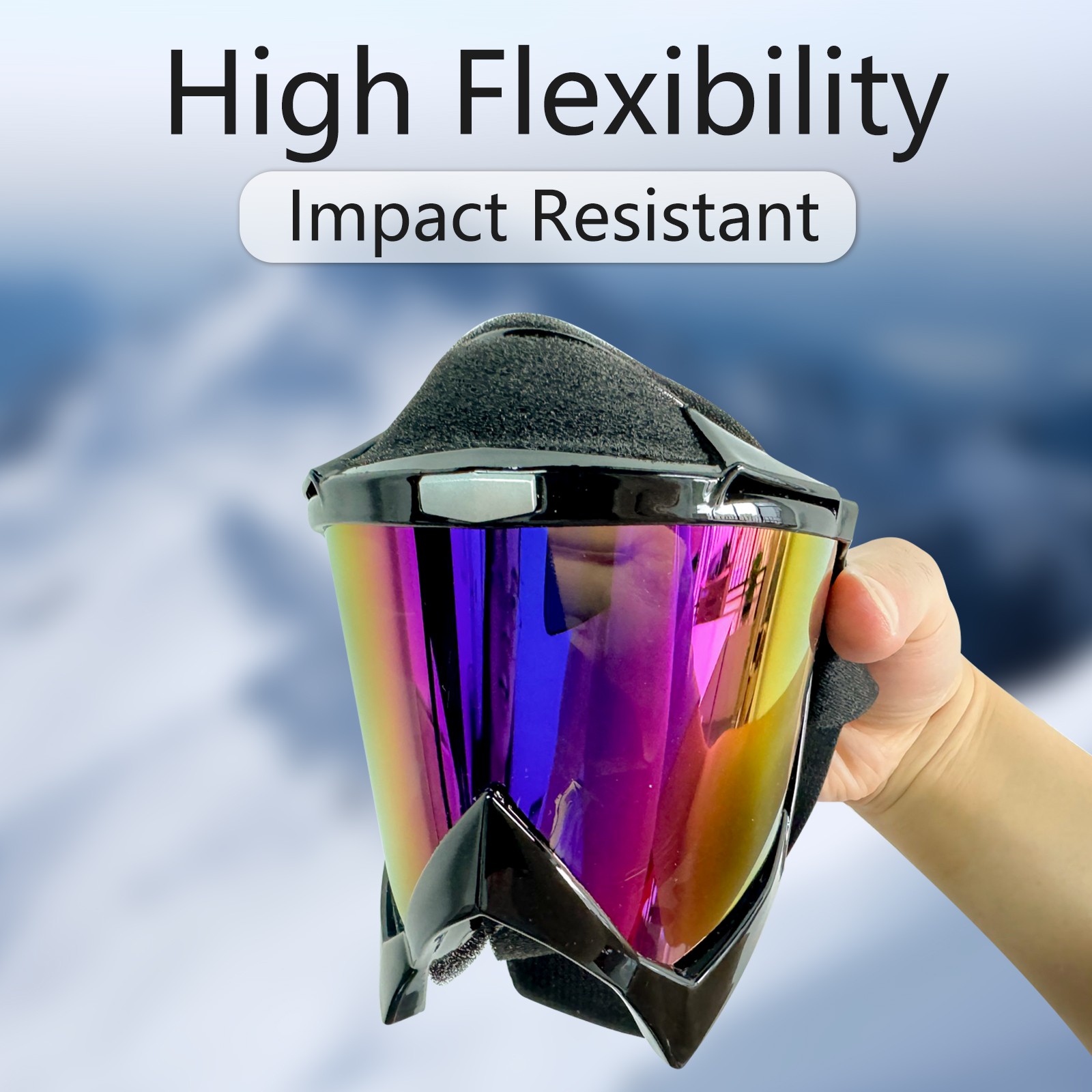 Motorcycle OTG Goggles Fit Over Glasses Padded Windproof Riding Adjustable Strap