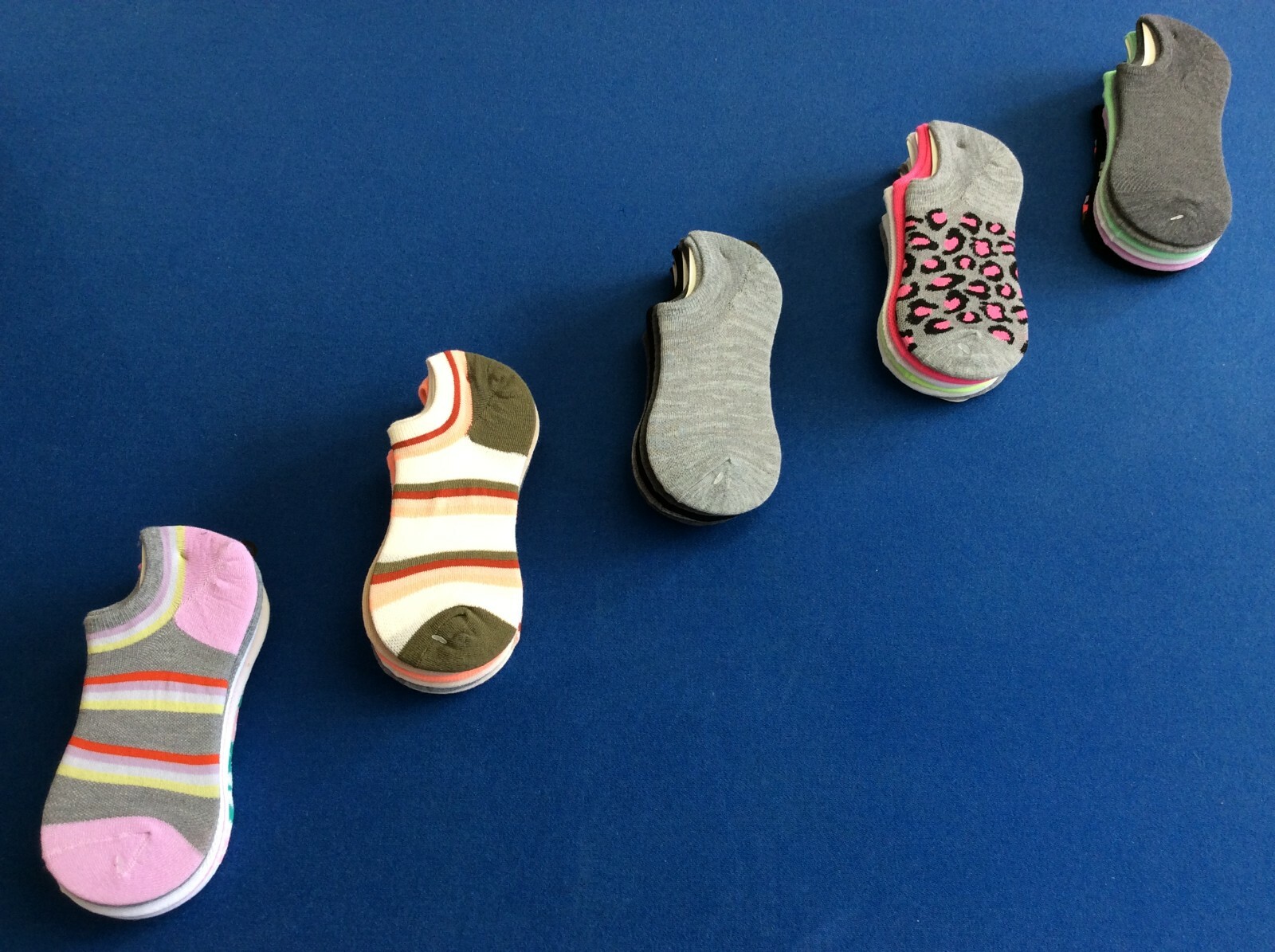 Women’s NOBO liner socks, in various styles and colors, Size 4-10, 6 pair