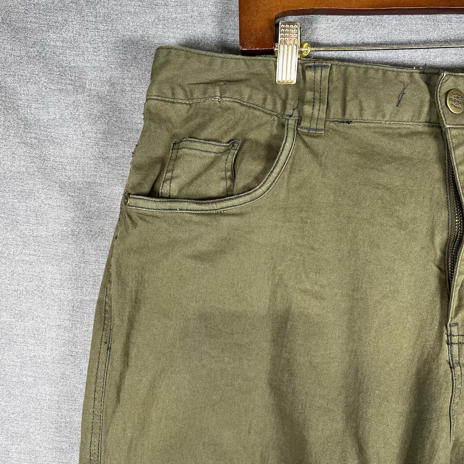 Carlos Ray TD Pants Mens 42×32 Green Tactical Stretch Utility Outdoor (38×31)